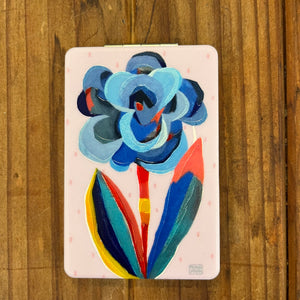 Pocket Compact Mirror - FLOWER