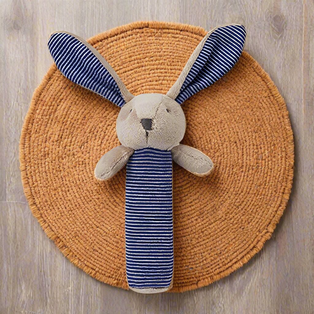 Baby Rattle - BLUE BUNNY