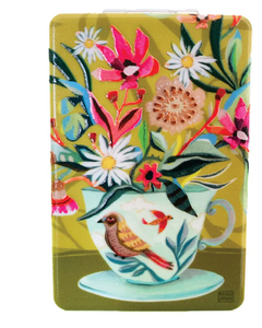 Pocket Compact Mirror - CUP OF TEA